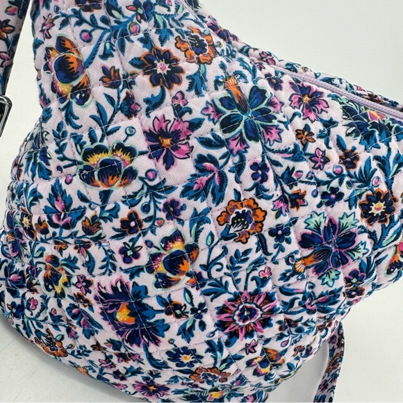Vera Bradley Cloud Vine Multi Quilted Floral Shoulder Bucket Bag Crossbody - Picture 2 of 11